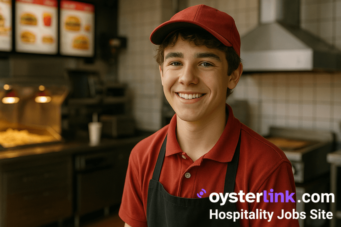 15 year old at fast food workplace